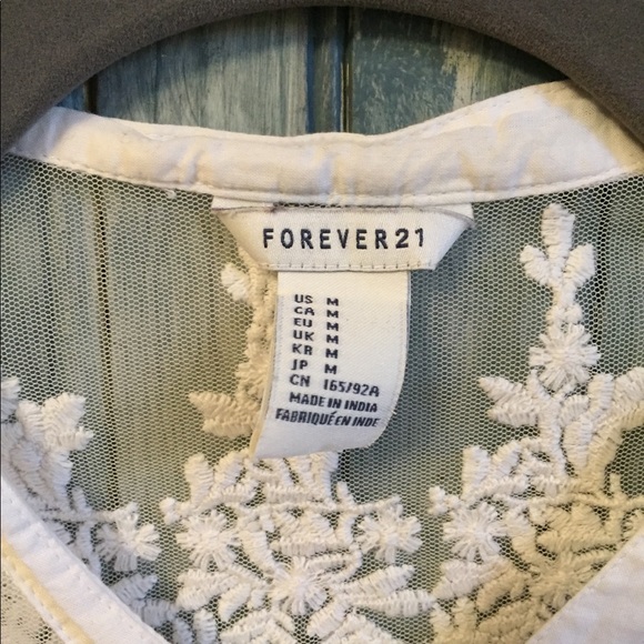 Forever 21 lace shirt - Picture 2 of 3